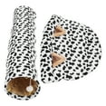 thumbnail image 4 of Cat Tunnel Tubes Toys, Half Moon Design Washable Scratch Resistance High Strength Steel Wire Disassemble Pet Cat Tunnel Bed With Scratching Ball Mat For Cat, 4 of 8