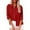 Red, variant on ZKCCNUK Women's Tops Fashion Solid Button Shirt Female V-Neck Loose T-shirt Blouse Summer Plus Size Tops 2026
