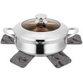 Pot and Pan Protectors,12 Set 3 Sizes, Cookware Protector Set, Pans Separator AntiSlip, Pan