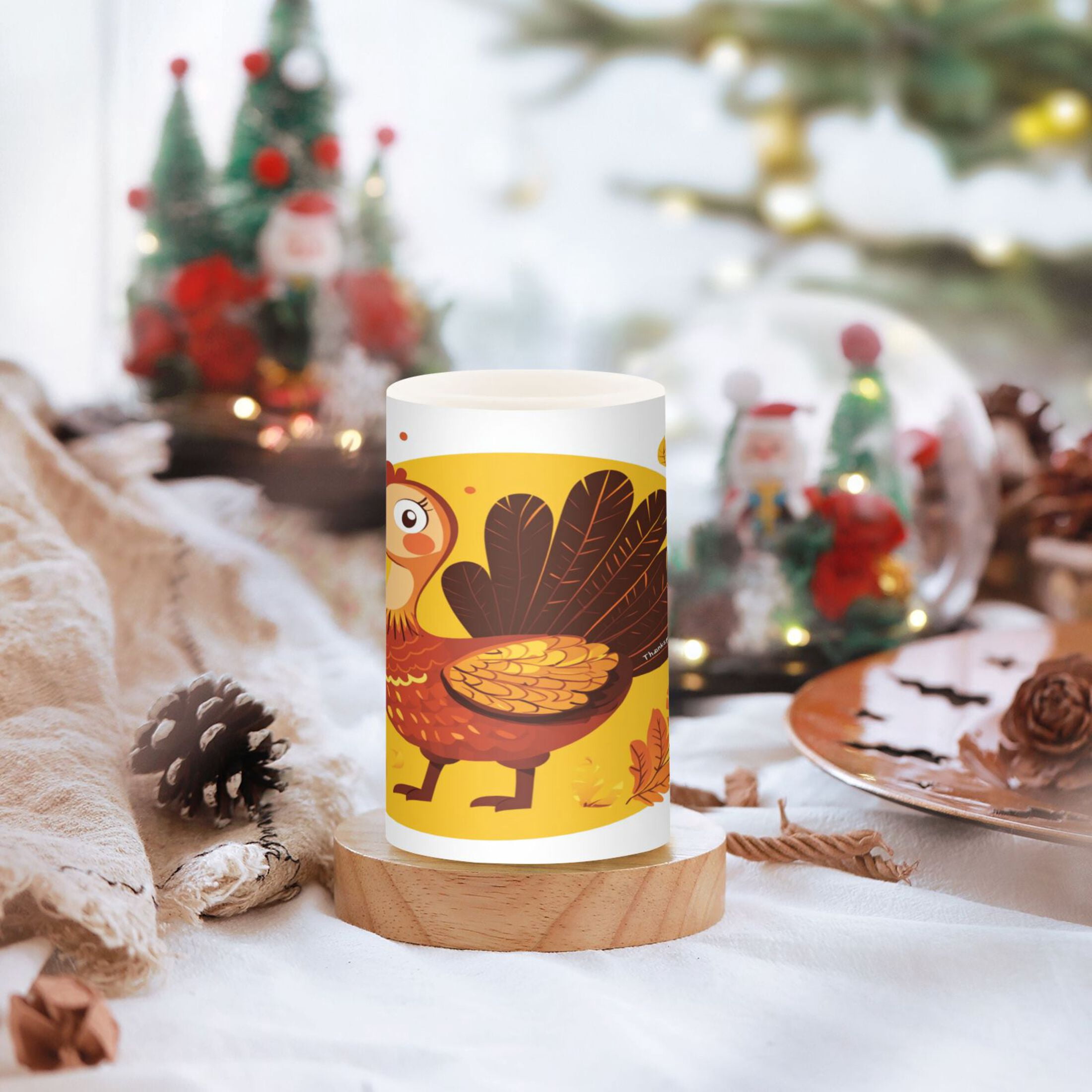 2 PCS Flameless Candles with Remote Timer LED Battery Operated Flickering Candle Light for Wedding Table Home Decoration Gifts Beauty Cute Turkey