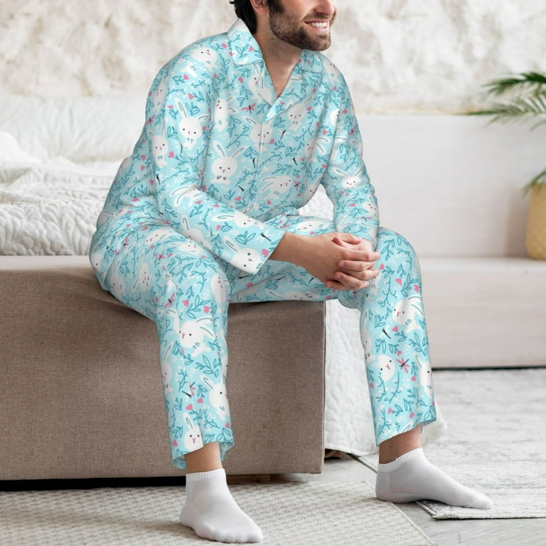 Rabbit print pajamas new arrivals