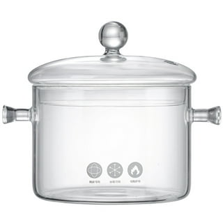 Hemoton Oven Pans 1 Set of Enamel Stew Pot Traditional Cooking Pot Double  Handle Stew Pot Household Soup Pot with Lid Enamel Cookware