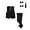 Black, variant on Boys Formal Slim Fit 5 Piece Suit Vest Pants Set and BowTie and Tie,for Kids to Teen, for Graduate, Wedding, Prom