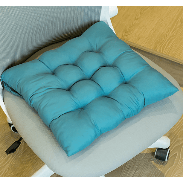LILENO HOME Juego de 4 cojines para silla oscuro (40 x 4,5 cm) Cojín