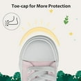 thumbnail image 5 of Toddler Sneakers for Girls Boys, Kids Canvas Fashion Shoes Elastic Straps Laces Slip On Lightweight Comfortable Classic Casual Walking Shoes, 5 of 6