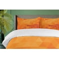 thumbnail image 4 of Ambesonne Burnt Orange Duvet Cover Set, Shapes and Patterns, King, Burnt Orange, 4 of 6