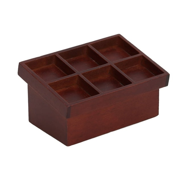 Soporte De Frutas Y Verduras En Miniatura, Modelo De Estante De Frutas Y Verduras Pequeño Portátil De Abedul Exquisito Respetuoso Con El Medio Ambiente Para Casa De Muñecas 1/12 ANGGREK Otros