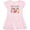 Ballerina Pink, variant on Inktastic Aunties Little Jellybean Cute Easter Candy Girls Toddler Dress