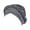 Grey, variant on Womens Elastic Solid Color Comfortable Flat Hat Color Pearl Braid Cap Big Pun Hat