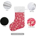 thumbnail image 3 of Coolnut 17.7 Inch Christmas Stockings, 2 PCS Christmas Pattern Presonalized Large Stocking Sock for Family Holiday Xmas Party Decorations, 3 of 7