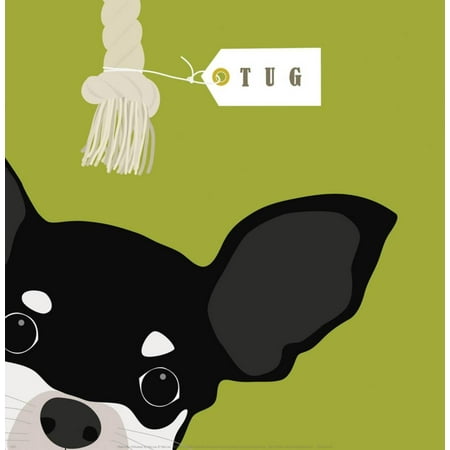 - Peek-a-Boo Chihuahua Art Print By Yuko Lau - 12x12