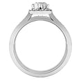 thumbnail image 3 of MABELLA 1.65 Carat TCW Heart Cut CZ 925 Sterling Silver Wedding Rings Bridal Set, 3 of 4