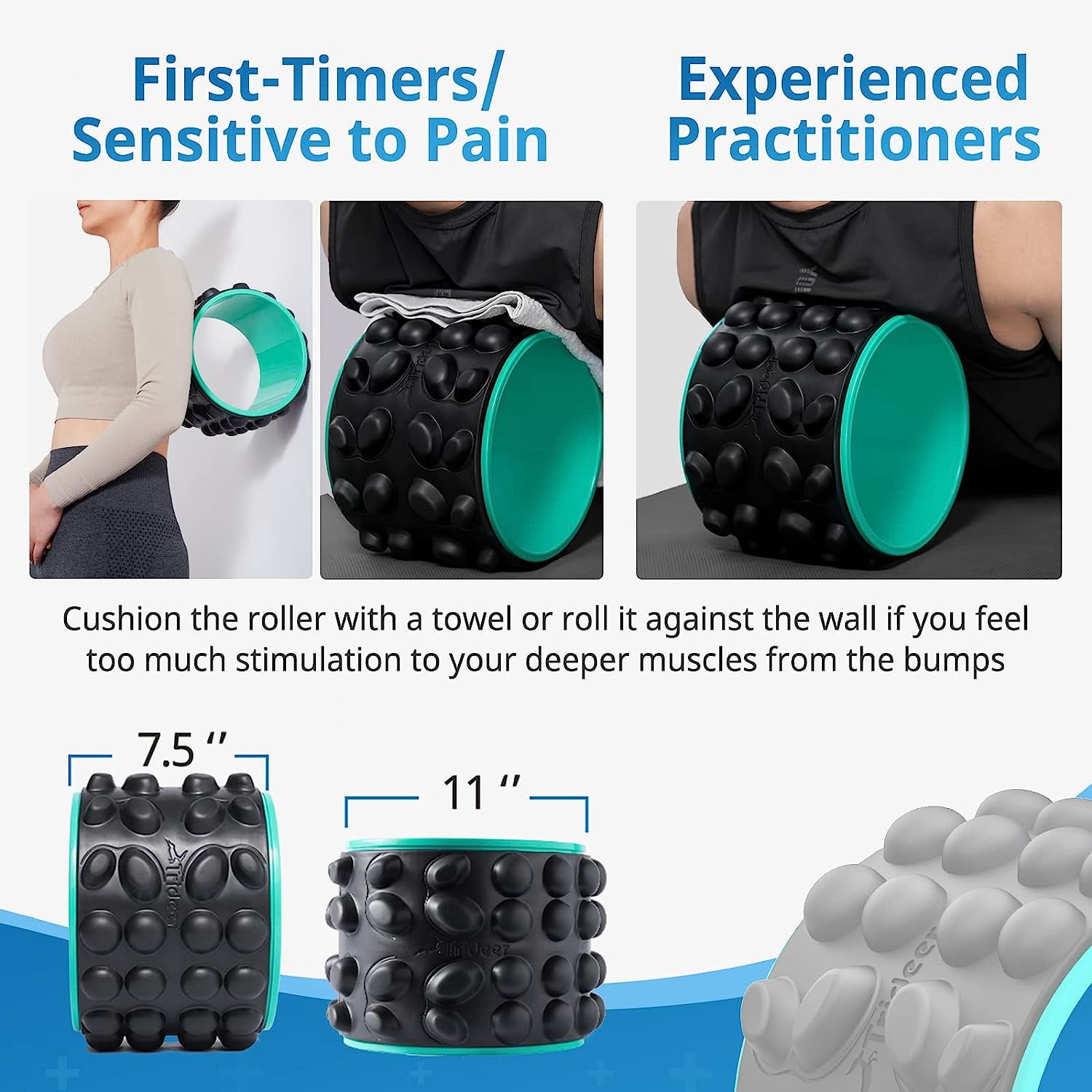Back Roller Wheel Back Pain Relief Products Back Stretcher for