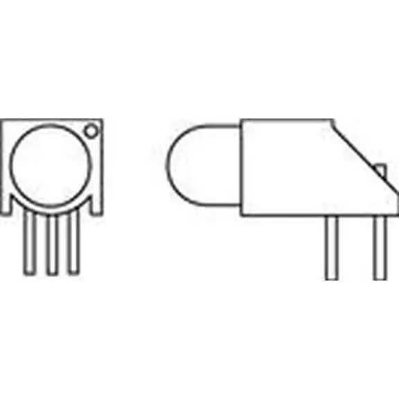 550-3507 LED Bi-Color 565nm/635nm 3Pin