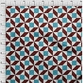thumbnail image 3 of oneOone Georgette Viscose Fabric Triangle|Parallelogram & Square Geometric Decor Fabric Printed BTY 42 Inch Wide, 3 of 4