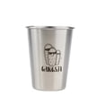 thumbnail image 2 of Vasos de material acero Inoxidable para primera : Vasos de Multiusos de 350 Ml / 500 Ml, Vasos Fáciles de Limpiar, Vasos de Cerveza Apilables de Met 350ml shamjiam  Vaso de pinta de acero inoxidable, 2 of 8