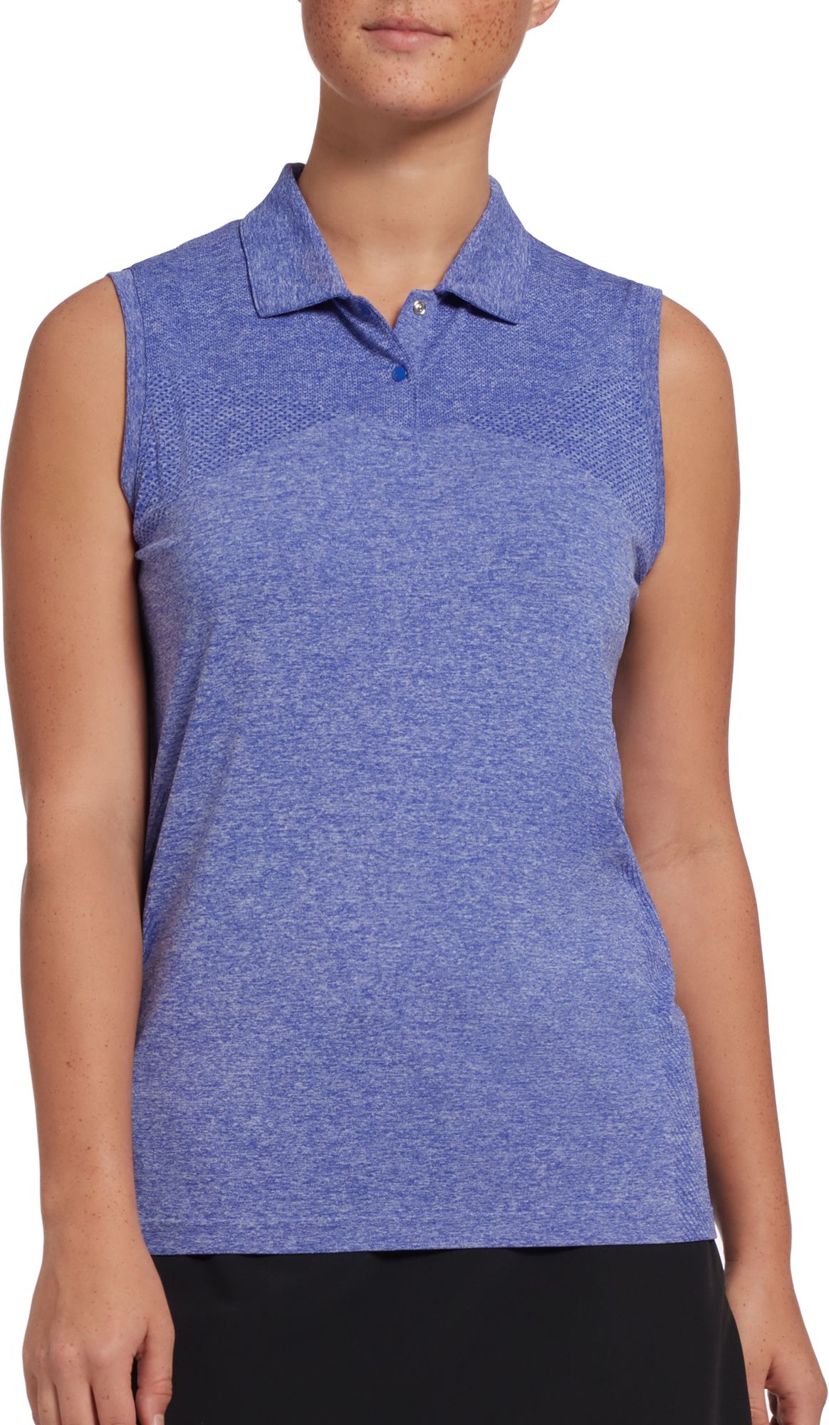Body Mapped Sleeveless Golf Polo 