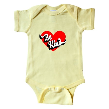 

Inktastic Be Kind Big Red Heart Gift Baby Boy or Baby Girl Bodysuit