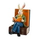 thumbnail image 2 of Estatua de conejo leyendo un libro, decoración de mesa de resina, adorno de escritorio, estatua de liebre, figura de animal para oficina, sala de boda, 2 of 9