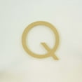 thumbnail image 2 of Package of 1, 6 Inch X 1/2" Thickness MDF Letter Q in The Century Gothic Font, Thick, Upper Case for Art & Craft Project, Made in USA, 2 of 4