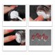 thumbnail image 3 of Transparent Nail Stamper With Scraper 2pcs Jelly Silicone Stamp For French Nails Manicuring Kits Nail Art Stamping Tool Set, 3 of 5