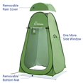 thumbnail image 3 of Carpa desplegable Changing Tent WolfWise para playa, camping y ducha, verde, 3 of 7