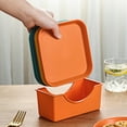 thumbnail image 2 of ENJOYW 6-Inch Dinner Plate Food-grade Stackable Plastic Round Serving Dishes for Kitchen 1, 2, 3. And the storage rack can hold up, 2 of 7