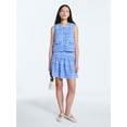 thumbnail image 2 of Free Assembly Women's and Women's Plus Sleeveless Button Front Tweed Shell, Sizes XS-4X, 2 of 5