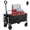 220 lbs Black, variant on SHOUFTW Foldable Wagon Cart with Wheels, 330 lbs Capacity, Portable Utility Cart with Adjustable Handle for Camping, Garden, Shopping, Sports, Black
