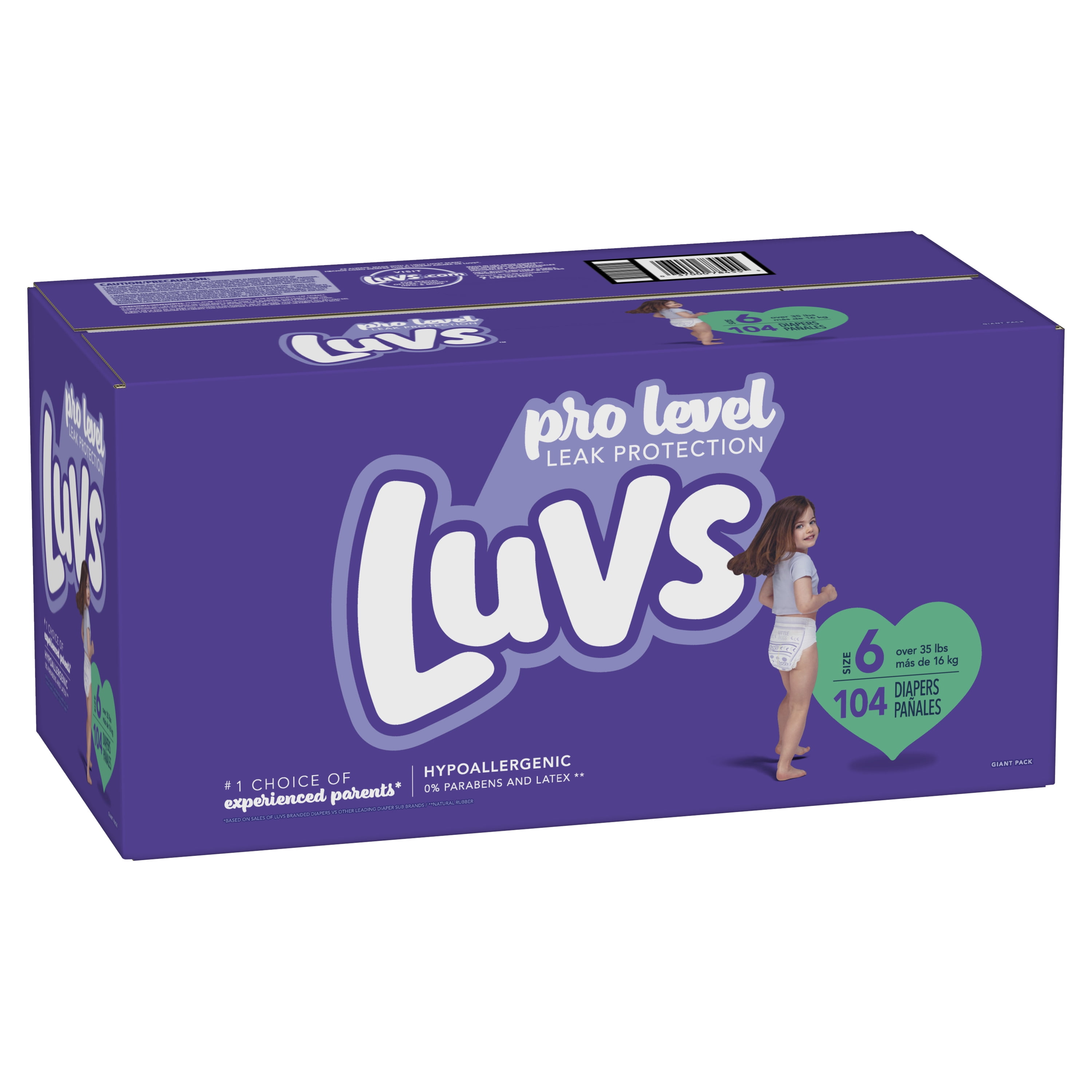 luvs size 4 diapers walmart