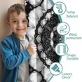 thumbnail image 3 of Blackout Kids Curtains,Black White Tie Dye Mandala Pattern Childrens Insulated Curtains Set Of 2,Bedroom Essentials,Toddler Room Decor 42"x54", 3 of 5