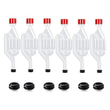 Home Brew Ohio Twin Bubble Airlocks - Set Of 15 For Beer, Wine & Mead Fermenting