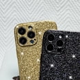 thumbnail image 3 of Compatible with iPhone 13 Pro Max Bling Case Luxury Shiny Plating Cute Glitter Cover Shockproof Camera Protection Case Cover for iPhone 13 Pro Max Women Girls-Elegant Black, 3 of 13