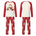 thumbnail image 2 of Family Matching Christmas Pajamas Set, Raglan Long Sleeve 2-Piece PJs for Family Members of All Ages, Christmas Printed Soft Holiday Loungewear for Xmas Photoshoot, 2 of 5
