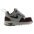 thumbnail image 2 of Nike Air Max 1 EasyOnInfant/Toddler Shoes Size 4, Color: White/Dark Team Red Heather/Pure Platinum/Black, 2 of 5
