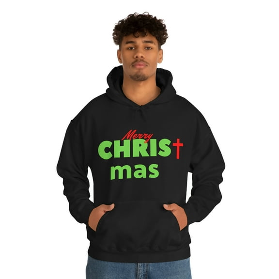 Merry Christmas Unisex Heavy Blendâ„¢ Hooded Sweatshirt
