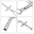 thumbnail image 3 of Wweixi Collier Clé de Tambour Croisé Durable et Pratique Outil de Réglage de Tambour Argent 43x76mm 1ensemble, 3 of 6