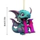 thumbnail image 3 of Christmas Acrylic 26 Letter Dinosaur Pendant Letter Dinosaur Party Decoration Pendant, 3 of 4