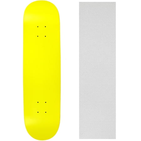 Skateboard Deck Pro 7-Ply Canadian Maple NEON YELLOW With Griptape 7.5  - 8.5 price history on PriceWatchPro