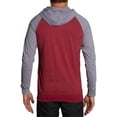 thumbnail image 3 of Victorious Men's Raglan Light Weight Zip Down Hoodie TH864 - BGR -4XL, 3 of 3