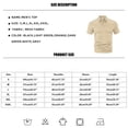 thumbnail image 3 of GrmtClth Men's Solid Color Stretch Polo Shirt Slim Fit Short Sleeve Breathable Golf Athletic Casual Business Tops 2026 Black S, 3 of 9