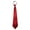 Red, variant on Mens Plain Satin Tie Pre-tied Adjustable Zipper Necktie for Business and Wedding Black One Size