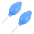 thumbnail image 4 of OULII Back to School 2pcs dust remover Air Blower Ball Blue Silicone for Cleaning Sensitive Areas, 4 of 6