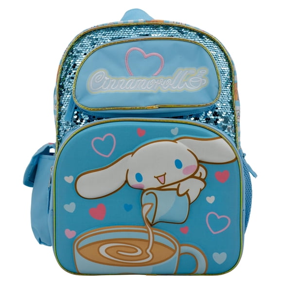 Mochila Accesorios Innovadores AI Cinnamoroll 41 cm con Lentejuelas Reversibles