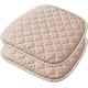 thumbnail image 1 of Nvzi Paquete de 2 cojines de espuma viscoelástica para sillas con lazos para sillas de comedor, almohadilla antideslizante para silla de comedor de cocina y cojín de asiento (beige), 1 of 5