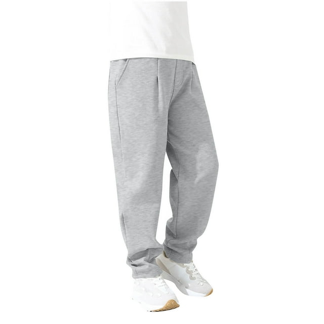 Chbgutlmr Baby Clothes Girls Boys Sweatpants Kids Drawstring Ruched Waist Loose Workout Pants with Pockets