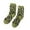 Green, variant on Thick Crew Socks For Women Warm Knit Mid Calf Socks Leopard Print Winner Ankle Socks Gray