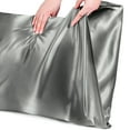 thumbnail image 5 of Unique Bargains 1-Pack 19 Momme Natural Silk Pillowcase, King, Grey, 5 of 8
