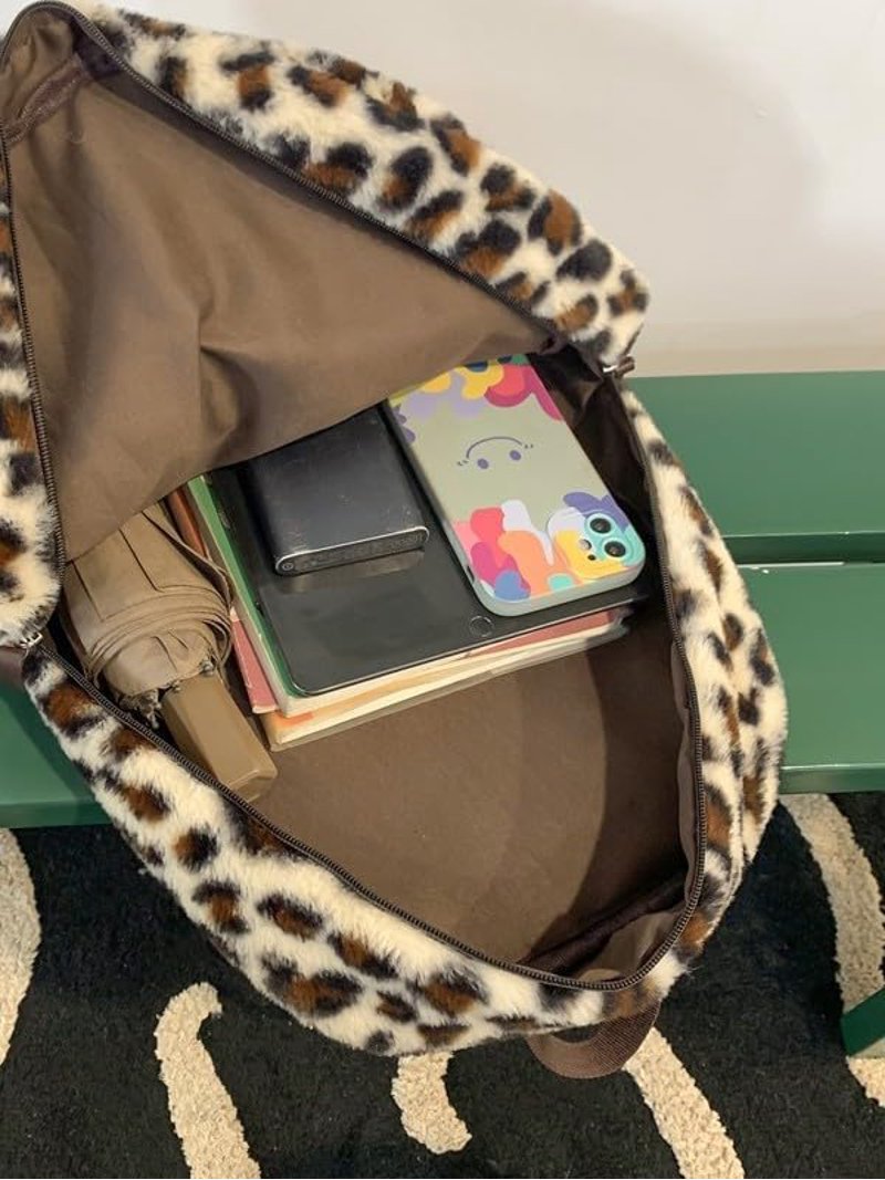 brown leopard print faux fur mini backpack Amazon.com: Purse Bow Y2K Fuzzy Cheetah Daypack Shoulder Bag for Women Fluffy Soft Furry Drawstring Cute Alt Deer Animal Trendy Daily Party (Khaki) : Clothing, Shoes & Whether youre gifting it to someone special or treating yourself Mini Backpack Leopard Print Backpack