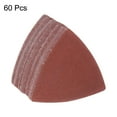 thumbnail image 3 of Uxcell 60 Paquetes 180 Granos 80mm Óxido de Aluminio Lijas Triangulares con Gancho y Bucle, 3 of 6